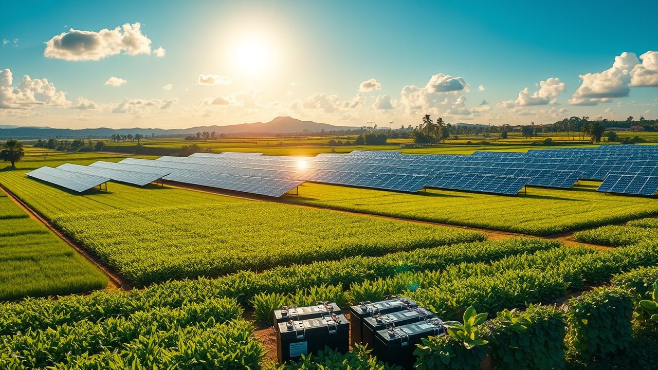 Energia Solar e Baterias: Como a Revolução Verde Está Transformando o Agronegócio Brasileiro