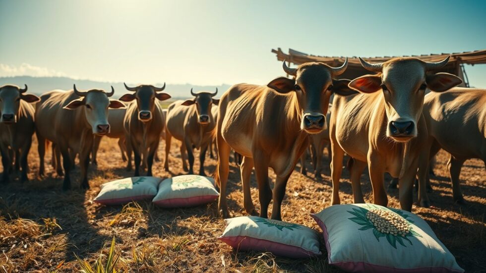 Governo da Bahia Distribui 250 Mil Sacas de Milho para Pecuaristas Afetados pela Seca