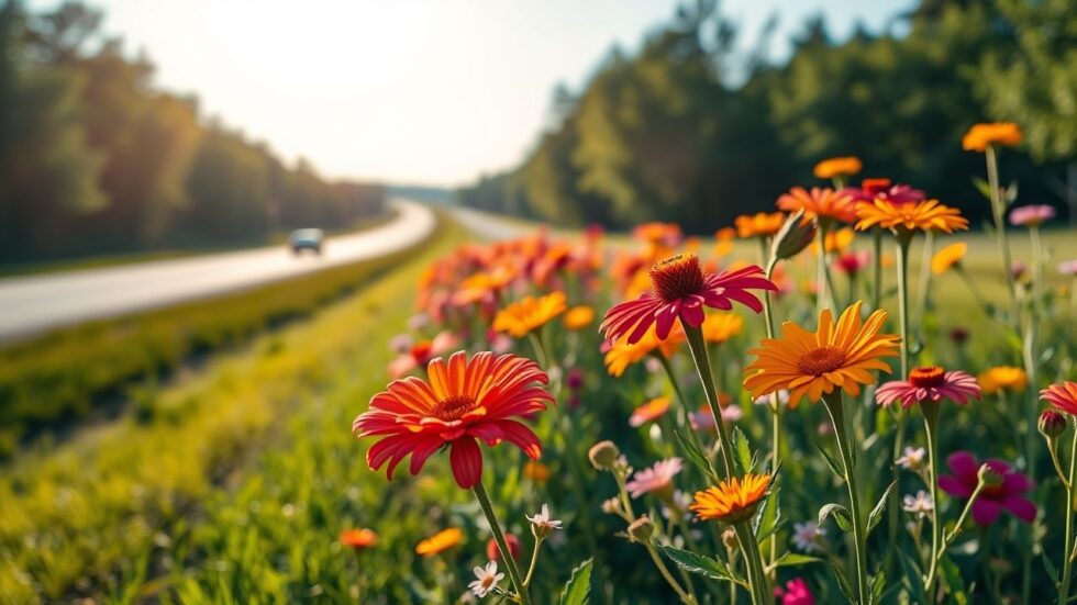 Descubra Como a Carolina do Norte Transformou Rodovias em Jardins de Flores Silvestres e Garantiu US$ 111 Bi em Agricultura