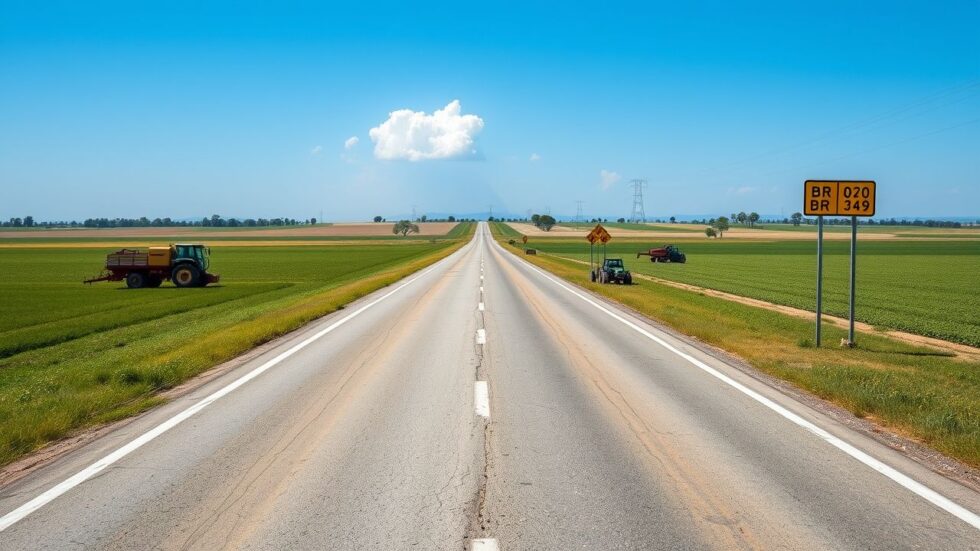 Pavimentação da Linha Branca Revoluciona Logística Agropecuária no Oeste da Bahia
