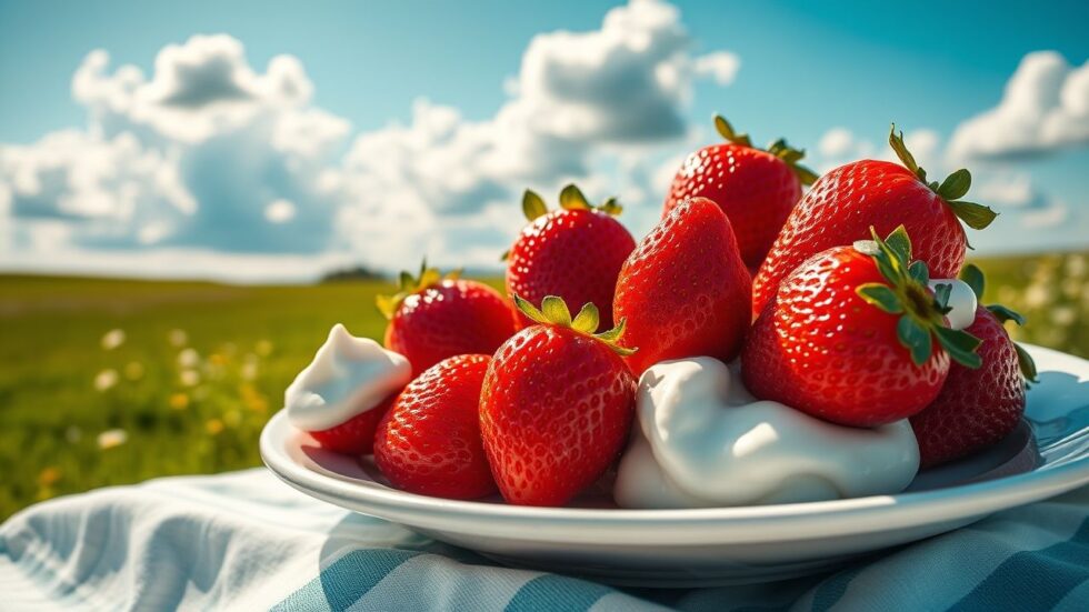 Descubra a Tradição Irresistível dos Morangos com Creme em Wimbledon: Um Sabor que Une Fãs e História