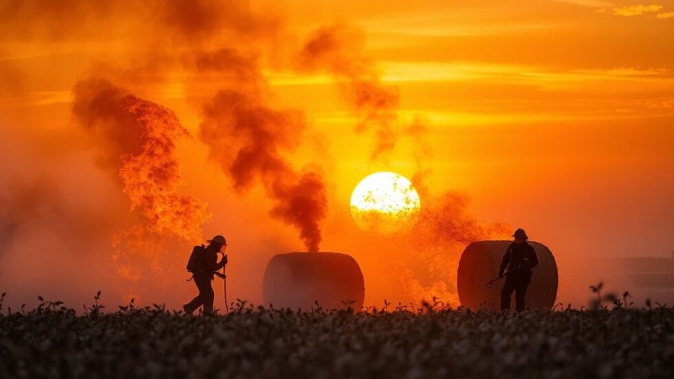Heroísmo e solidariedade: Como um incêndio em fardos de algodão mobilizou uma comunidade inteira para a segurança agrícola