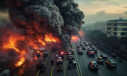 Incêndio devastador na BR-242: como ele impactou a segurança dos motoristas e o que você precisa saber para evitar riscos!